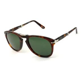 Óculos Persol Masculino Dobrável Havana 714 G15 24/31 54mm