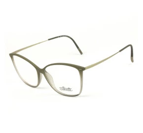 Óculos Silhouette Feminino Verde Titanium SPX 1607 75 5740 56