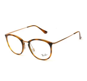 Ray Ban RB7140 Turtle/Bronze 5687 51mm - Óculos de Grau