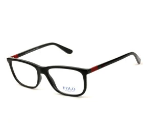 Polo Ralph Lauren PH2210 Preto Brilho 5001 55mm - Óculos de Grau