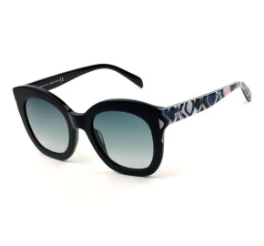 Emilio Pucci EP 97 - Azul Brilho/Cinza Degradê 90W 51mm - Óculos de Sol