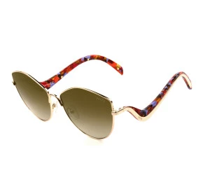 Emilio Pucci EP 118 - Mesclado/Dourado Espelhado 28G 62mm - Óculos de Sol