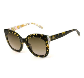 Emilio Pucci EP 97 - Mesclado/Marrom Degradê 52F 51mm - Óculos de Sol