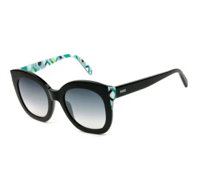 Emilio Pucci EP 97 - Preto Brilho/Cinza Degradê 01C 51mm - Óculos de Sol