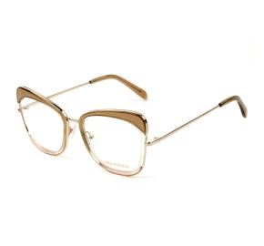 Emilio Pucci EP 5090 - Nude/Dourado 050 52mm - Óculos de Grau