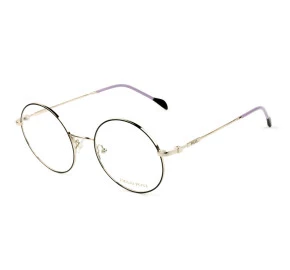 Emilio Pucci EP 5088 - Preto Brilho/Dourado 032 51mm - Óculos de Grau
