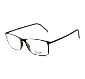 Silhouette SPX 2902 - Preto Fosco 40 6050 53mm - Óculos de Grau