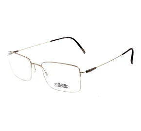 Silhouette 5497 - Dourado/Marrom 75 7630 53mm - Óculos de Grau