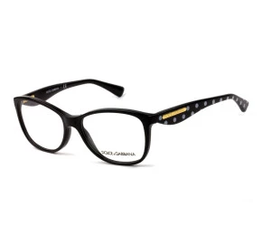 Dolce & Gabbana DG3174 - Preto 2877 54mm - Óculos de Grau
