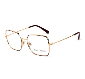 Dolce & Gabbana DG1323 - Vinho/Dourado 1333 54mm - Óculos de Grau