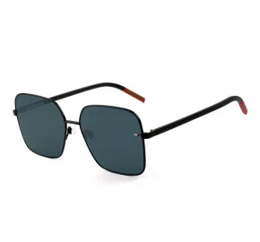 Tommy Hilfiger TJ0007/S - Preto/Cinza 807IR 58mm - Óculos de Sol