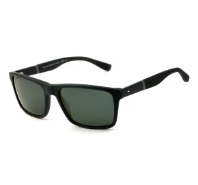 Tommy Hilfiger TH1405/S - Preto Fosco/Cinza KUNP9 56mm - Óculos de Sol