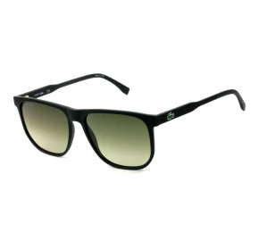 Lacoste L922S Preto/Verde Degradê 001 57mm - Óculos de Sol 