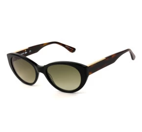 Lacoste L912S - Preto/Marrom Degradê 002 53mm - Óculos de Sol