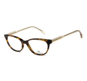 Lacoste L2850 - Turtle/Dourado 214 53mm - Óculos de Grau