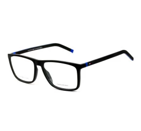 Tommy Hilfiger TH1742 - Preto Fosco D51 56mm - Óculos de Grau