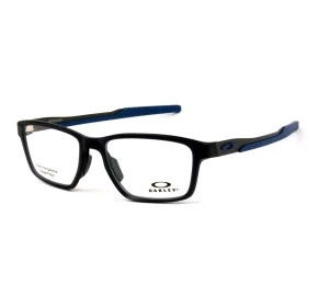 Oakley Metalink OX8153 Preto/Azul 0755 55mm - Óculos de Grau 