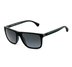 Emporio Armani EA 4033 Preto Fosco Cinza Polarizado 5229/T3 56mm - Óculos de Sol 