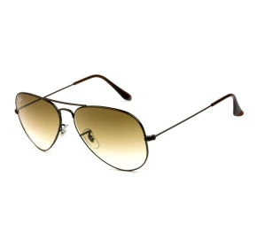 Ray-Ban Aviador RB3025L Marrom Degradê 014/51 58mm - Óculos de Sol