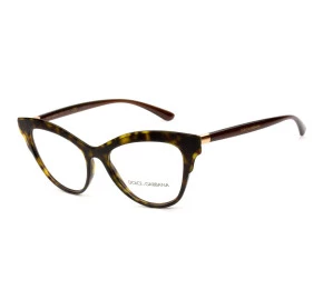 Dolce & Gabbana DG3313 - Turtle 502 54mm - Óculos de Grau