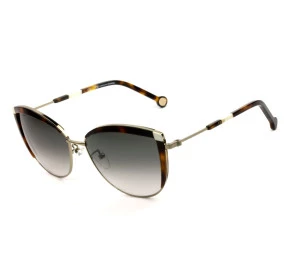Carolina Herrera SHE149 Turtle Branco/Cinza Degradê 8FEY 59mm - Óculos de Sol