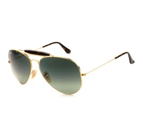 Ray-Ban Aviador Outdoorsman II RB3029 Dourado/G15 181/71 62mm - Óculos de Sol