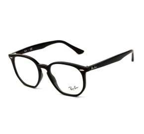 Ray Ban Hexagonal RB7151 Preto 2000 52mm - Óculos de Grau