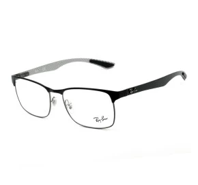 Ray Ban RB8416 Preto Fosco 2916 55mm - Óculos de Grau