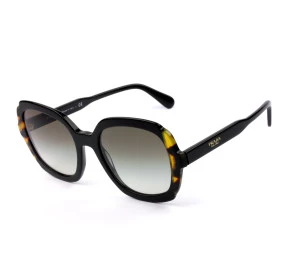 Prada SPR 16U Preto/Cinza Degradê 389-0A7 54mm - Óculos de Sol