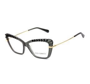 Dolce & Gabbana DG5050 Preto 3160 54mm - Óculos de Grau