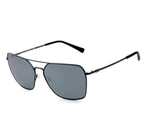 Armani Exchange AX2029S Preto/Cinza Espelhado 6000/6G 60mm - Óculos de Sol