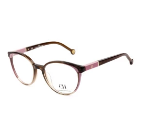 Carolina Herrera VHE815 Marrom 06PB 51mm - Óculos de Grau
