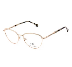 Carolina Herrera VHE169 Dourado 02AM 53mm - Óculos de Grau 