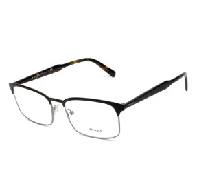 Prada VPR54W Marrom 03G-1O1 56mm - Óculos de Grau