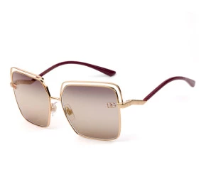 Dolce & Gabbana DG2268 - Bronze/Marrom 1298/AQ 59mm - Óculos de Sol
