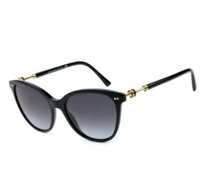 Bvlgari 8235 Preto/Cinza Degradê 501/8G 55mm - Óculos de Sol