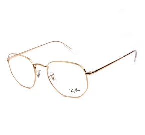 Ray Ban Hexagonal RB6448 Rose 3094 54mm - Óculos de Grau