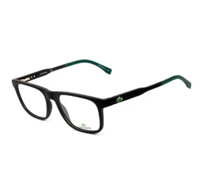 Lacoste L2875 Preto Fosco 001 55mm - Óculos de Grau 