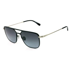Lacoste L242SE Preto Fosco/Cinza Degradê 001 57mm - Óculos de Sol