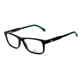 Lacoste L2876 Preto Fosco 001 55mm - Óculos de Grau