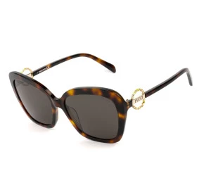 Emilio Pucci EP 165 - Turtle/Marrom 52E 58mm - Óculos de Sol