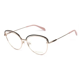 Emilio Pucci EP 5170 Dourado/Preto/Rosa 005 55mm - Óculos de Grau