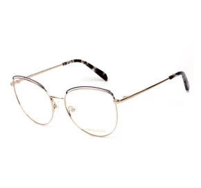 Emilio Pucci EP 5168 Dourado/Azul 092 56mm - Óculos de Grau