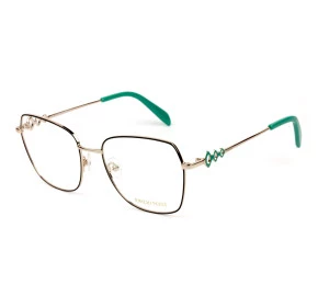 Emilio Pucci EP 5179- Preto/Dourado 005 54mm - Óculos de Grau