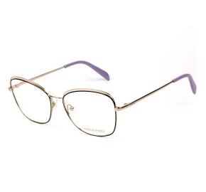 Emilio Pucci EP 5167 Dourado/Preto 005 56mm - Óculos de Grau