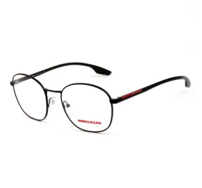 Prada Linea Rossa VPS51N Preto Fosco 1BO-1O1 53mm - Óculos de Grau