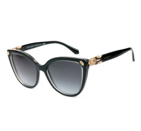Bvlgari 8212-B Preto/Cinza Degradê 5471/8G 55mm - Óculos de Sol