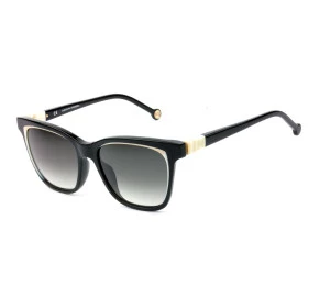 Carolina Herrera SHE867V Preto/Cinza Degradê 700Y 54mm - Óculos de Sol