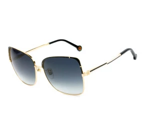 Carolina Herrera SHE172 Dourado/Cinza Degradê 0301 59mm - Óculos de Sol