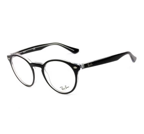 Ray Ban RB5376 - Preto/Transparente 2034 49mm - Óculos de Grau